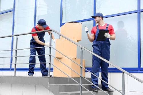 Local moving team handling a flat removal in Kennington