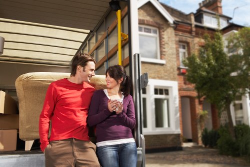 Office movers navigating access and parking challenges in Kennington streets